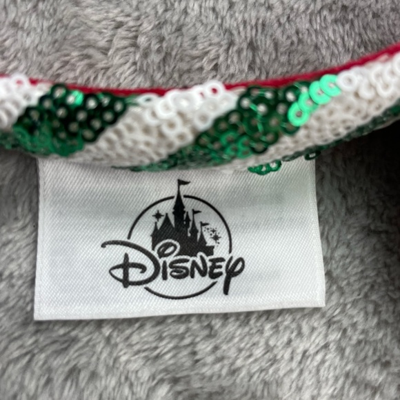Disney Parks Christmas Candy Cane Minnie Mouse Ears Sequins Headband Adult Size - Picture 6 of 7